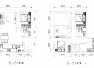 北京亦时代公馆86㎡户型图